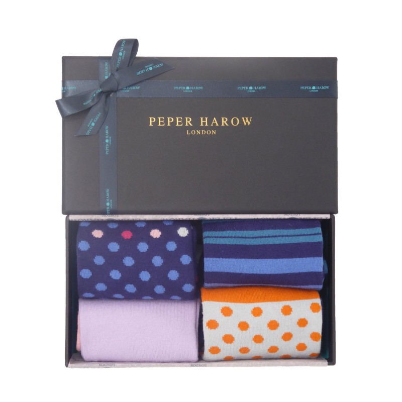 Women PEPER HAROW Mary Womens Socks - Navy £13.00
