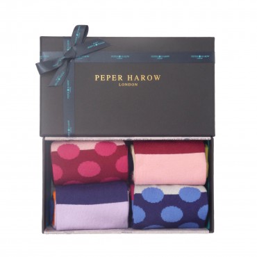 Women PEPER HAROW Eleanor Womens Socks - Navy £13.00