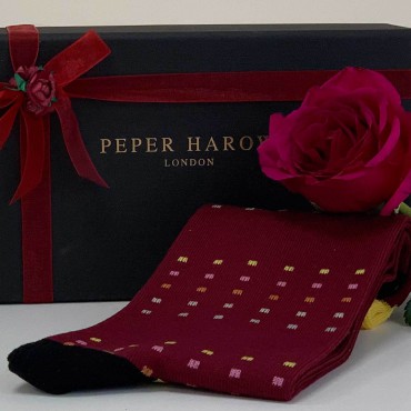 Men PEPER HAROW Square Polka Mens Socks - Winter £15.00