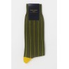 Men PEPER HAROW Pin Stripe Mens Socks - Green £15.00