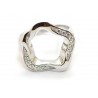 Rings Babette Wasserman Open Flower Ring Crystal Silver £95.00
