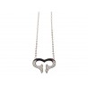 Necklaces Babette Wasserman Flame Crystal Necklace Silver £84.00