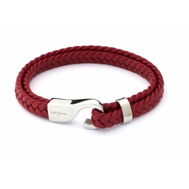 Bracelets Babette Wasserman Marine Leather Bracelet Red £57.00