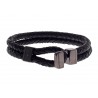 Bracelets Babette Wasserman Boatyard Leather Bracelet Black £73.00