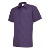 Shirts Uneek Clothing Uc710 Mens Poplin Half Sleeve Shirt £11.00