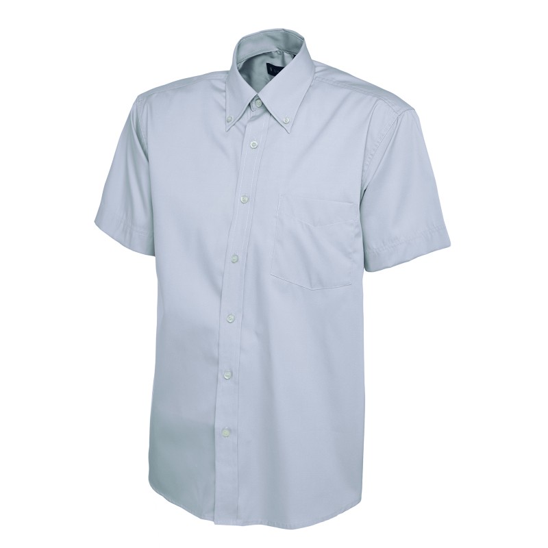 Shirts Uneek Clothing Uc702 Mens Pinpoint Oxford Half Sleeve Shirt £15.00