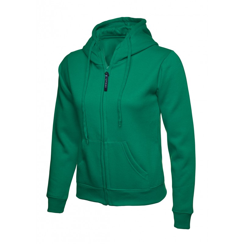 Sweatshirts Uneek Clothing Uc505 Ladies Classic Full Zip Hooded Sweatshirt £16.00