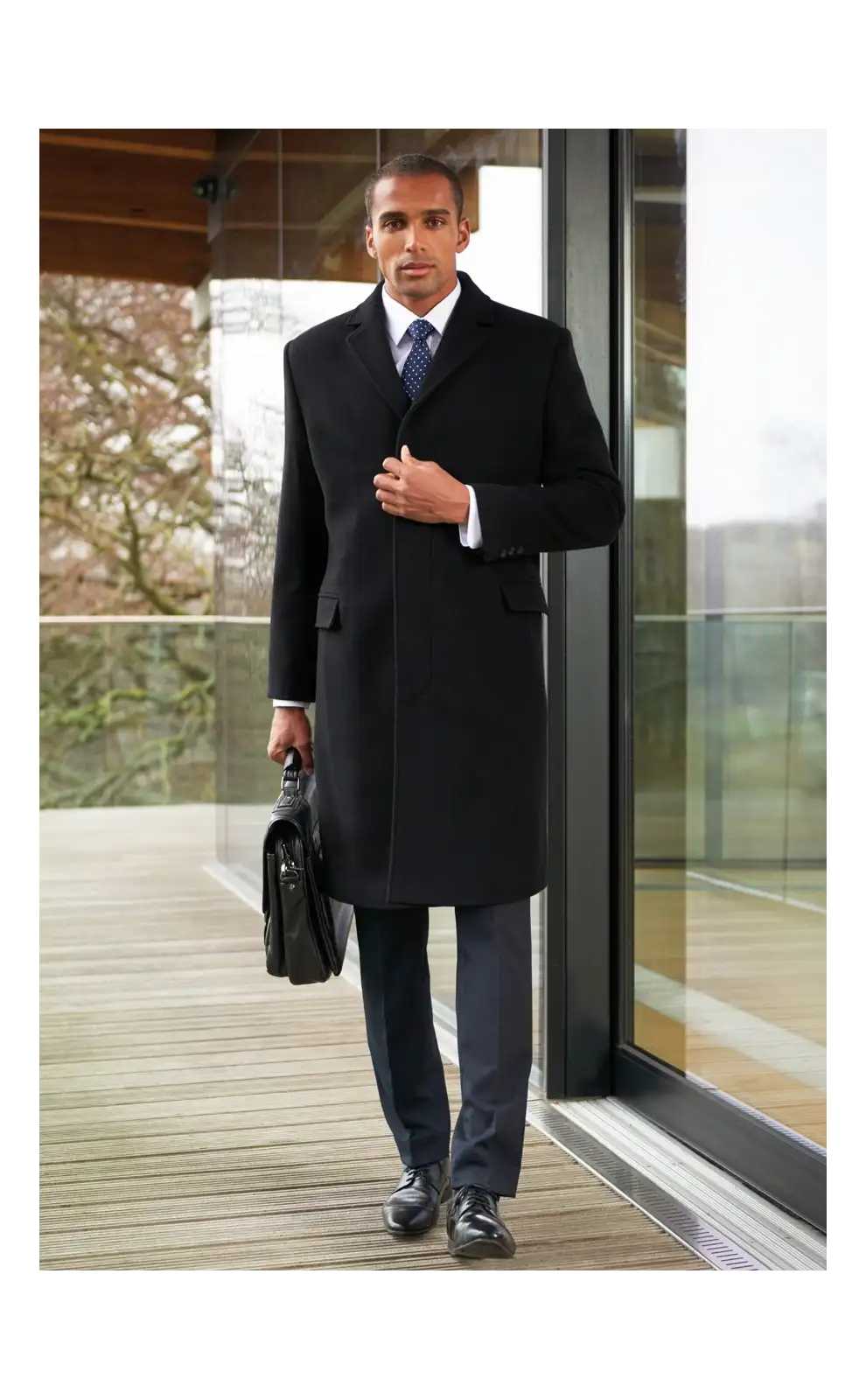 Menswear Brook Taverner Mens Bond Overcoat £225.00