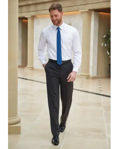 Men's Trousers Brook Taverner Langham Single Pleat Trouser £45.00