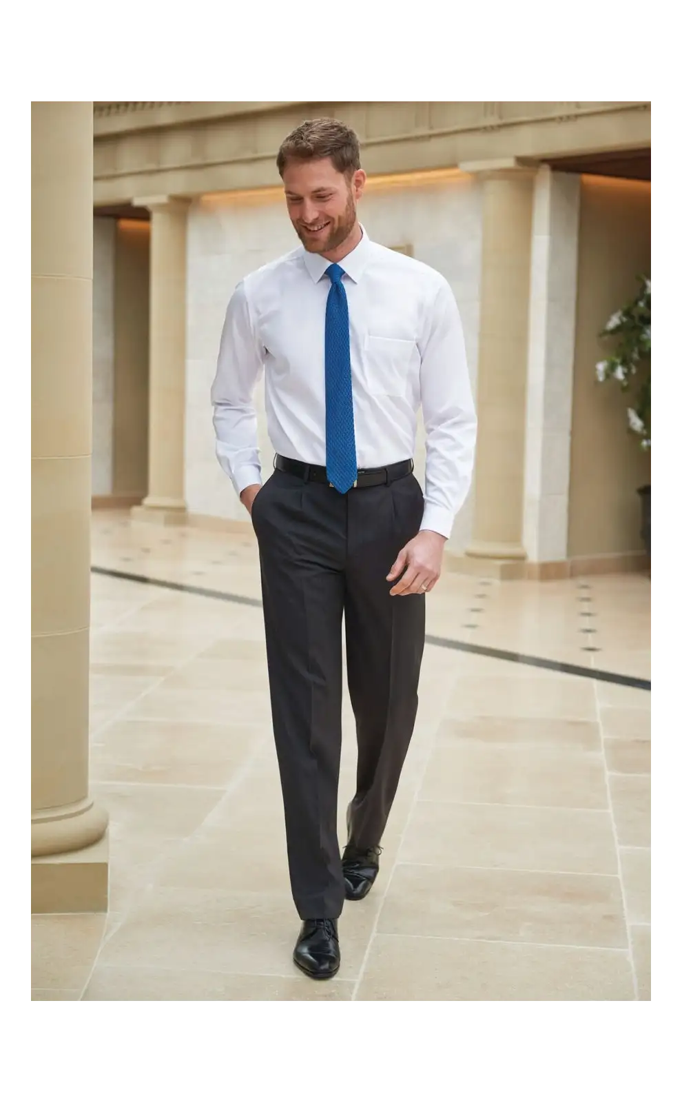 Men's Trousers Brook Taverner Langham Single Pleat Trouser £45.00