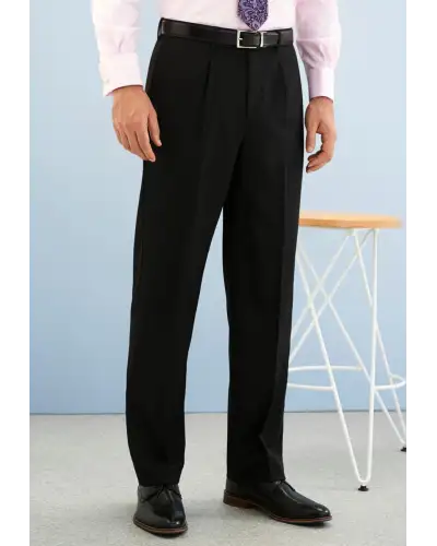 Men's Trousers Brook Taverner Langham Single Pleat Trouser £45.00