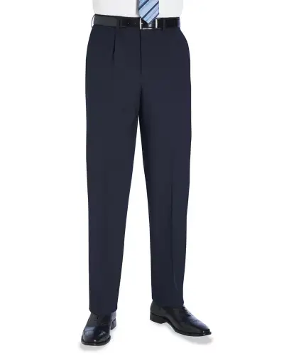 Men's Trousers Brook Taverner Langham Single Pleat Trouser £45.00