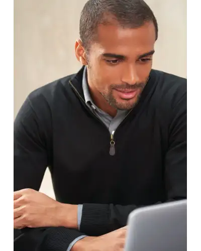 Mens Knitwear Brook Taverner Dallas 1 4 Zip Jumper £30.00