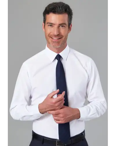 Men's Shirts Brook Taverner Vulcan Slim Fit Shirt A - White £22.00