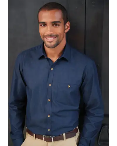 Men's Shirts Brook Taverner Jasper Shirt A - Denim £26.00