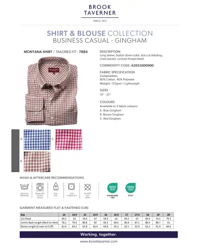 Men's Shirts Brook Taverner Montana Shirt £25.00