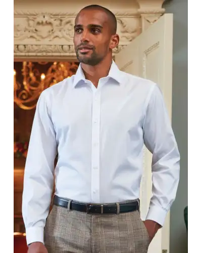 Men's Shirts Brook Taverner Chelsea Slim Fit Shirt Cotton Poplin £31.00