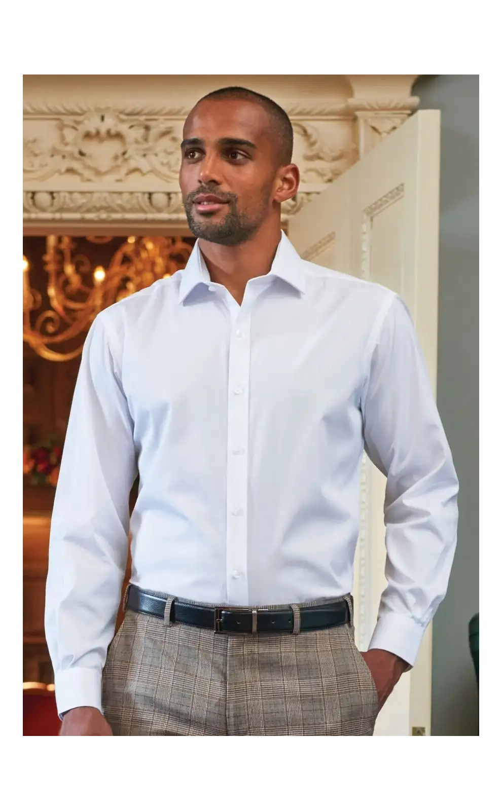 Men's Shirts Brook Taverner Chelsea Slim Fit Shirt Cotton Poplin £31.00