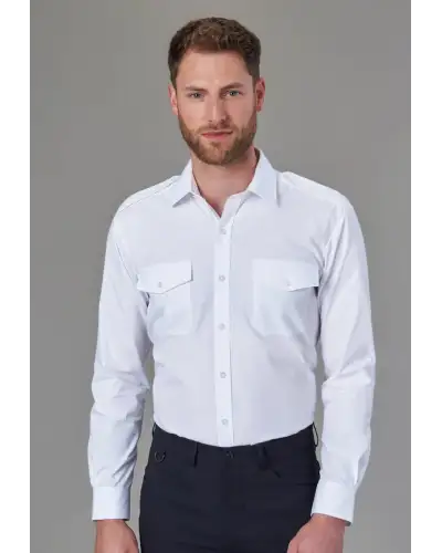 Men's Shirts Brook Taverner Ares Slim Fit L S Pilot Shirt £20.00