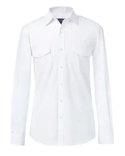 Men's Shirts Brook Taverner Ares Slim Fit L S Pilot Shirt A - White £20.00