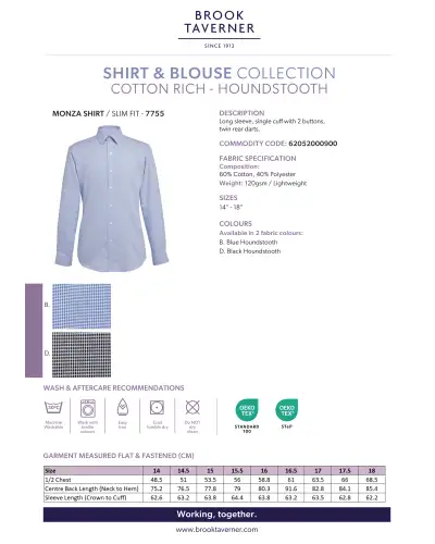 Men's Shirts Brook Taverner Monza Slim Fit Shirt £23.00