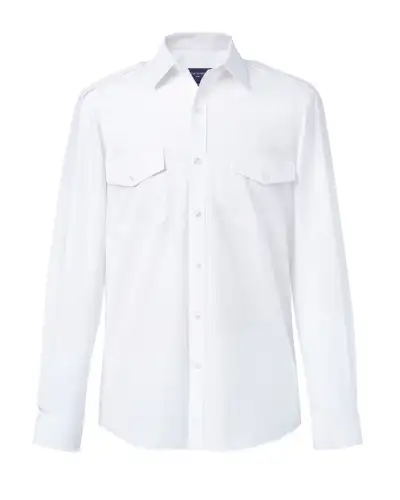 Men's Shirts Brook Taverner Hermes Classic Fit Pilot Shirt A - White £20.00