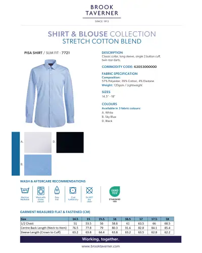 Men's Shirts Brook Taverner Pisa Slim Fit Shirt £45.00