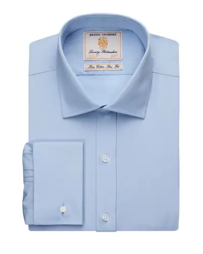 Men's Shirts Brook Taverner Chelford Slim Fit Shirt Cotton Poplin £45.00