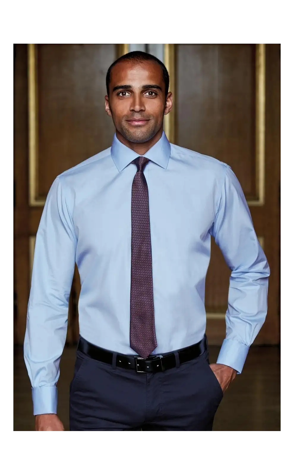 Men's Shirts Brook Taverner Chester Classic Fit Shirt Cotton Poplin £25.00