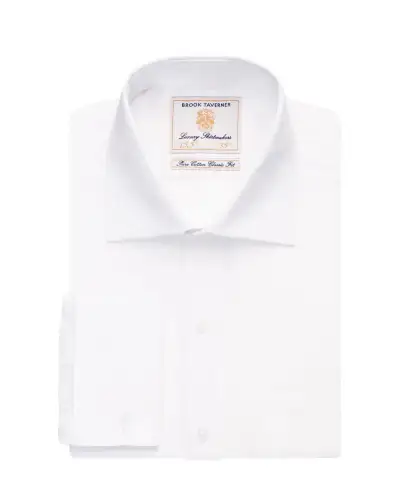 Men's Shirts Brook Taverner Chester Classic Fit Shirt Cotton Poplin £25.00