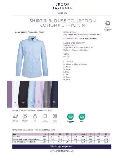 Men's Shirts Brook Taverner Alba Slim Fit Shirt £35.00