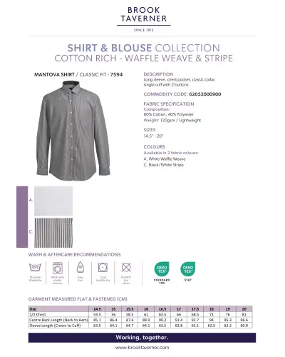 Men's Shirts Brook Taverner Mantova Classic Fit Shirt £32.00