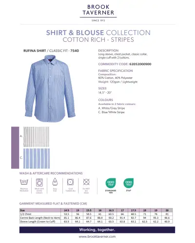 Men's Shirts Brook Taverner Rufina Classic Fit Shirt £45.00