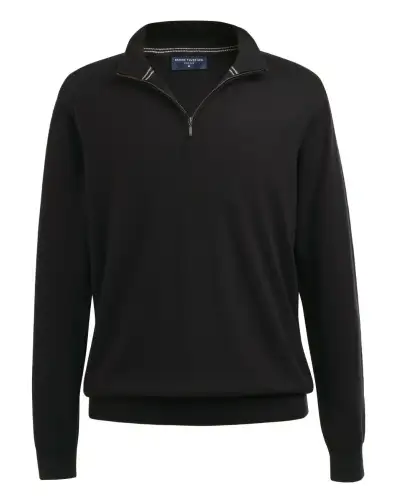 Mens Knitwear Brook Taverner Copenhagen 1 4 Zip Jumper £48.00