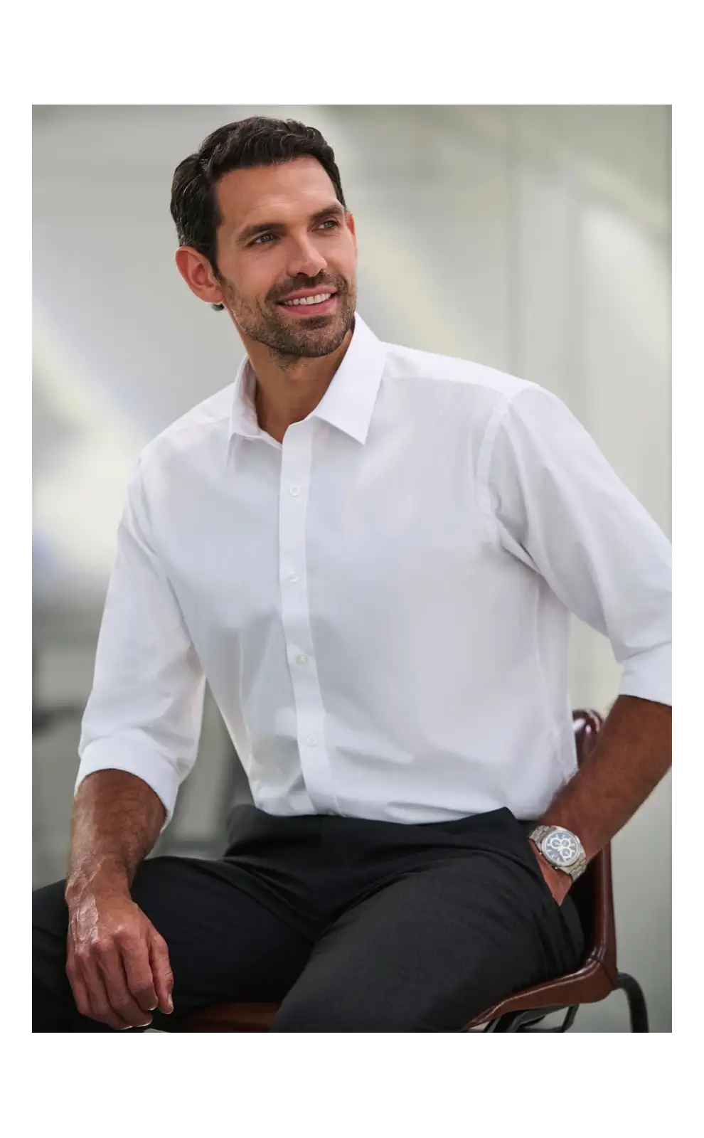 Men's Shirts Brook Taverner Titan Shirt A - White £16.00