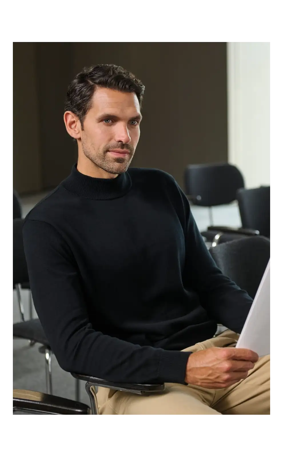 Mens Knitwear Brook Taverner Franklin Turtleneck Jumper £32.00