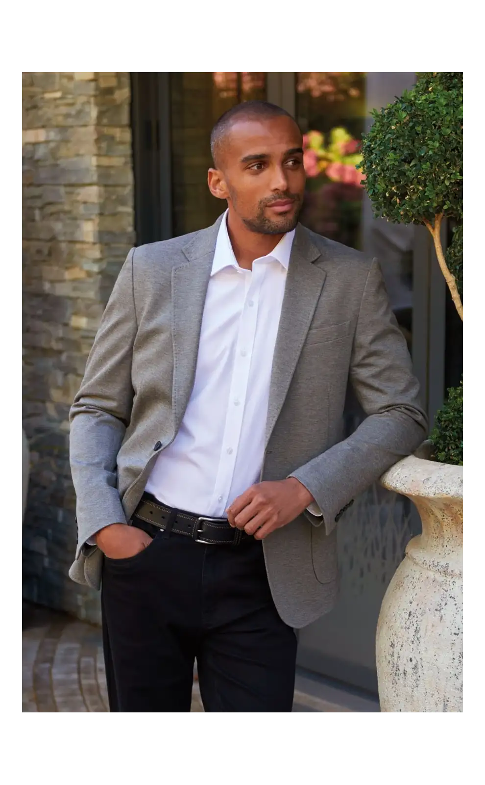 Men's Jackets Brook Taverner Rory Slim Fit Jersey Stretch Jacket £87.00