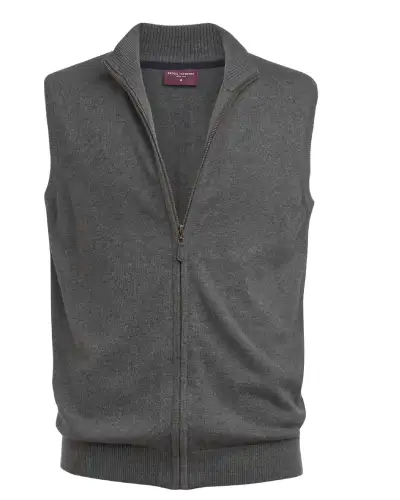 Mens Knitwear Brook Taverner Lincoln Knitted Zip Gilet £45.00