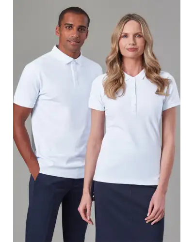 Polo Shirts and Breton Tops Brook Taverner Hampton Premium Cotton Polo £35.00