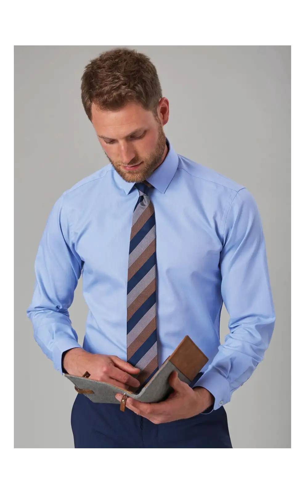 Men's Shirts Brook Taverner Tofino Royal Oxford Shirt £42.00