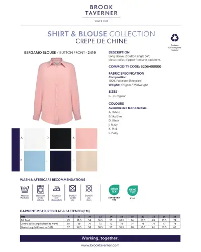 Blouses Brook Taverner Bergamo Crepe De Chine Blouse £45.00
