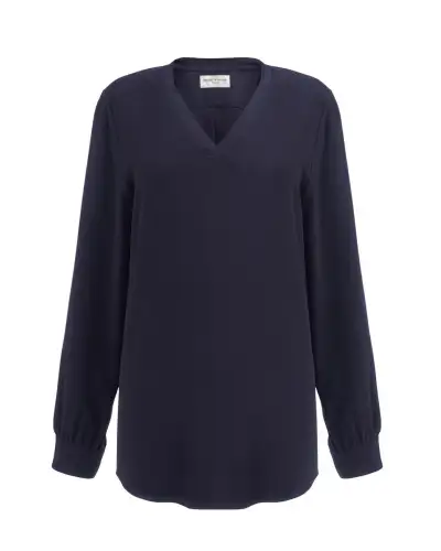 Blouses Brook Taverner Como V-Neck Crepe De Chine Blouse £45.00