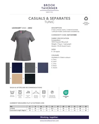 Dress Brook Taverner Lockhart Tunic £45.00