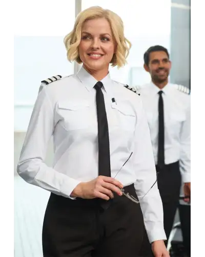 Blouses Brook Taverner Athena Pilot Shirt A - White £42.00