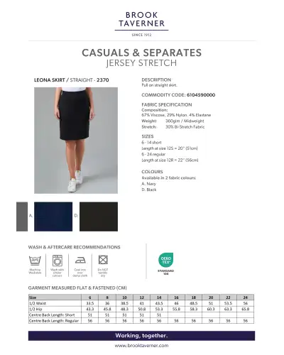 Skirts Brook Taverner Leona Jersey Stretch Skirt £45.00