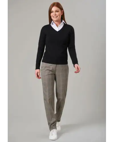 Ladies' Trousers Brook Taverner Stella Check Trouser £45.00