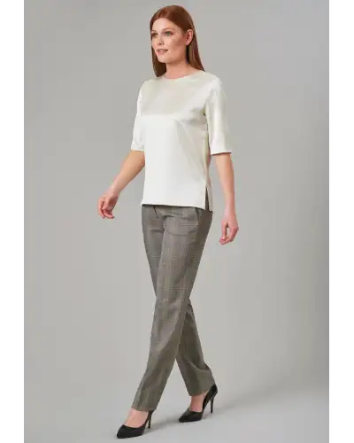 Ladies' Trousers Brook Taverner Stella Check Trouser £45.00