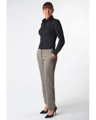 Ladies' Trousers Brook Taverner Stella Check Trouser £45.00