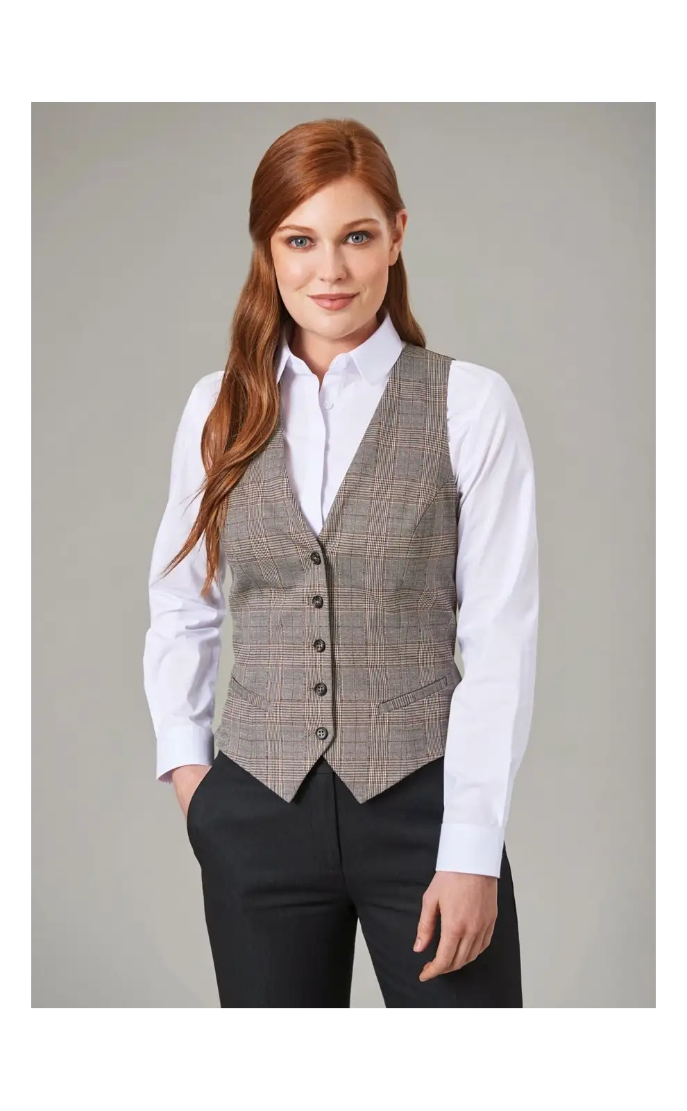 Waistcoat Brook Taverner Olivia Check Waistcoat £45.00