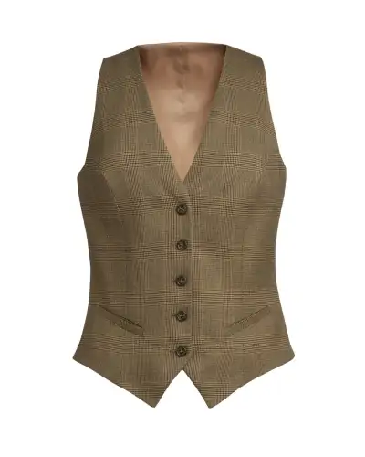 Waistcoat Brook Taverner Olivia Check Waistcoat £45.00